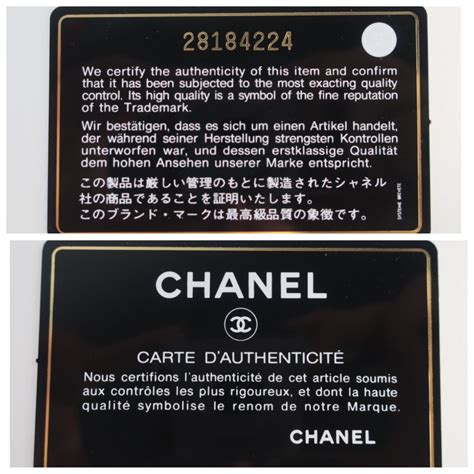 lost chanel authenticity card|chanel handbag serial number lookup.